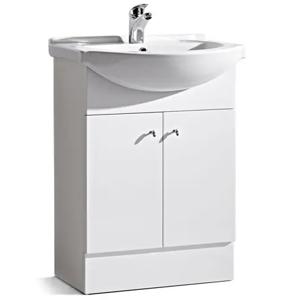 Mueble Vanitorio 55 cm Alba Blanco Vessanti + Cubierta