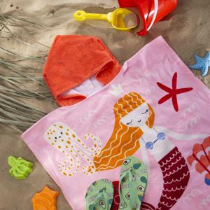 Toalla de Playa Infantil con Capucha Casanova Kids Mermaid 60 x 120 cm