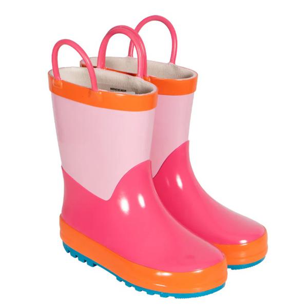 Botas De Agua Infantil Rosada