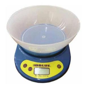 Pesa Balanza Digital De Cocina Con Bowl 5Kg Dblue