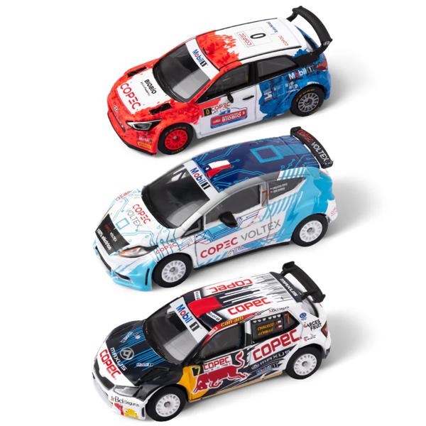 Combo Autos a Escala 1:55 Hyundai + Voltex + Chaleco Lopez 2024