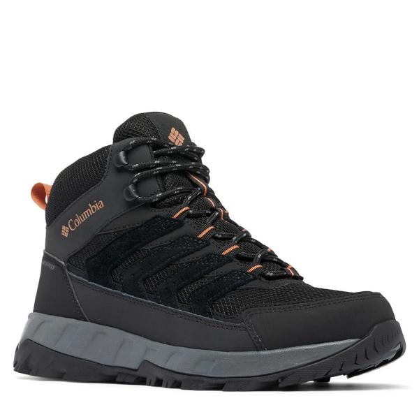 Botín Hombre Columbia Strata Trail Mid Wp Negro