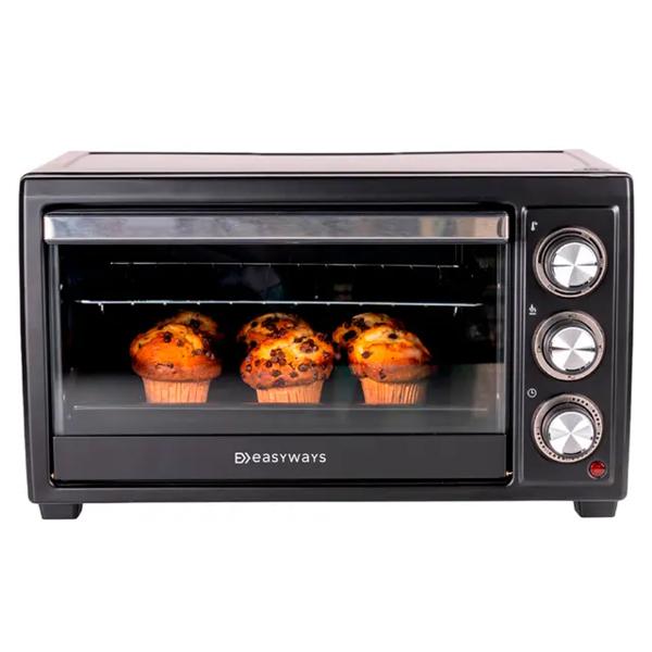 Horno Eléctrico Oven Master Negro 23 lt EasyWays