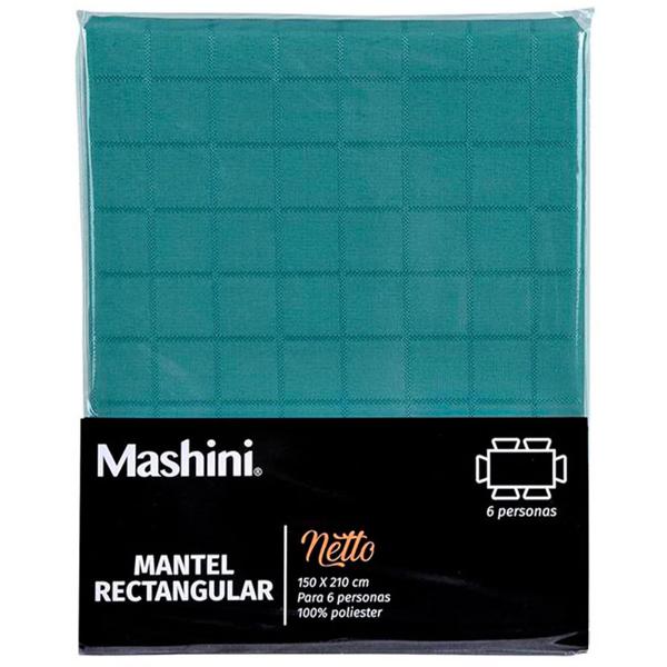 Mantel Netto Rectangular 150X210 Cms Azul Mashini