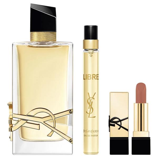 Set Perfume Libre EDP Mujer 90ml + 10ml + Mini Labial Rouge Pur Couture NM Yves Saint Laurent