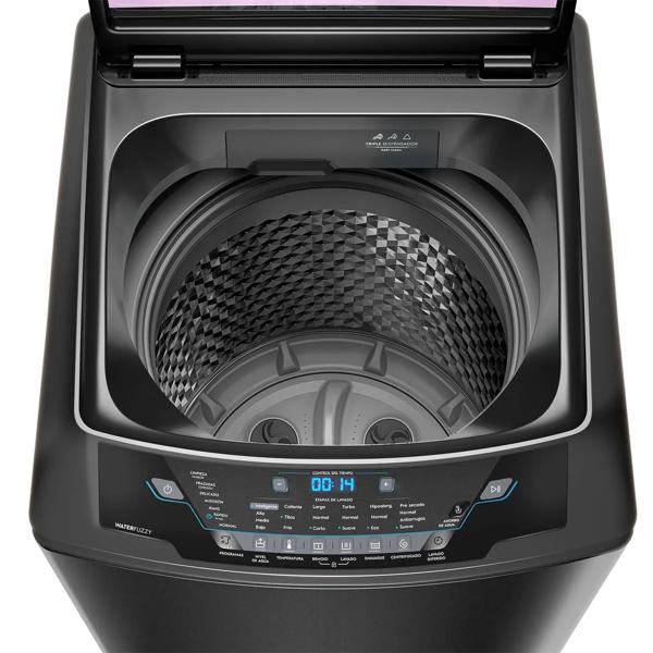 Lavadora Automática Fensa 18Kg Carga Superior Ahorro de Agua Premium Care 18 Onix Gris