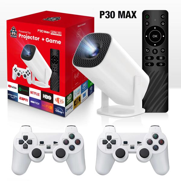 Salange P30 Max Proyector de Juegos 1080P HDMI, Incluye Controles