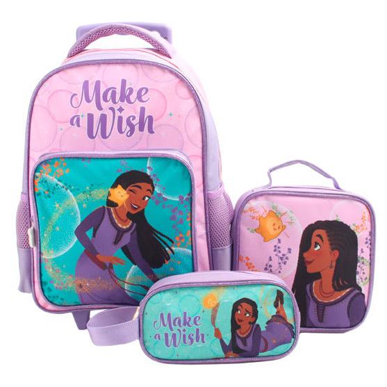 Set 3 Piezas Mochila Lonchera Estuche Wish