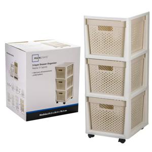 Repisa Organizadora 3 Cajones Beige Mainstays