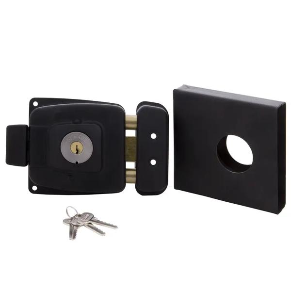 Cerradura Sobreponer Puertas de 30 a 45 mm 2002 Negro Scanavini