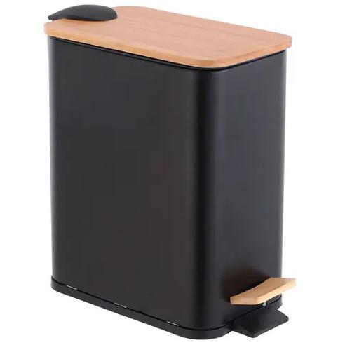 Cesto Basura Bamboo Negro 4.4 litros