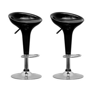 Silla Bar Braida Negro 2 Unidades M+Design