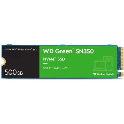 Unidad SSD Western Digital Green SN350 500GB M.2 22*80 PCIe3x4 Le2400MBs E1500MB