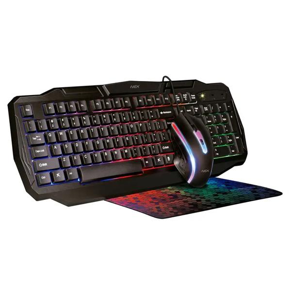 Mouse + Teclado + Almohadilla Gamer CGMR 3 en 1 Nex