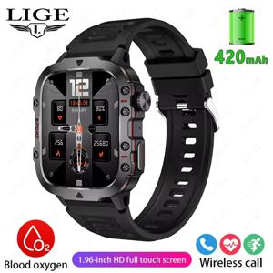 Reloj Inteligente Militar, lP68, IPS 1.96', llamada por Bluetooth, Batería Hasta 50 Días