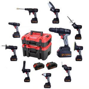 Combo Taladro + Herramientas Eléctricas 10 En 1 + Maletín Lernen