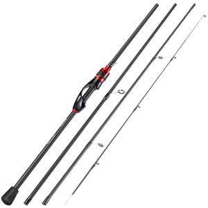 Caña de Pescar 2,1m, Ultraligera, Fibra de Carbono, Mango EVA, 0,8-5g Sougayilang