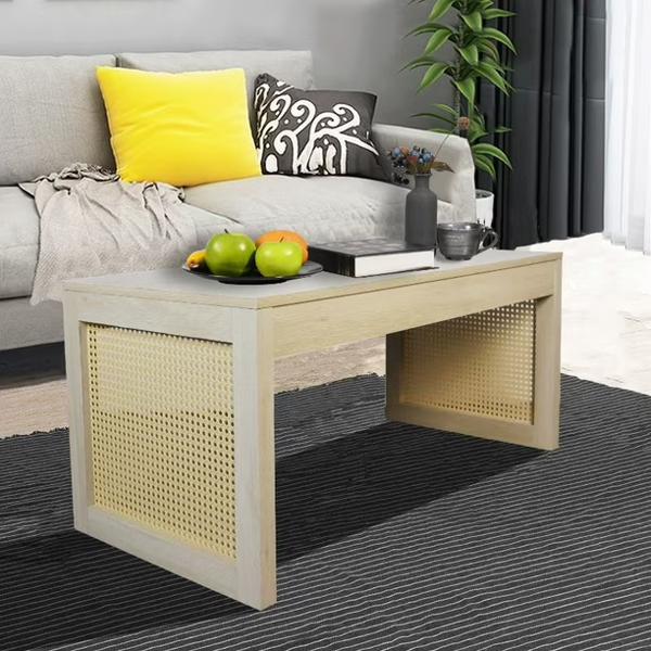 Mesa De Centro Tirgix Ratán Alicante Beige Mainstays