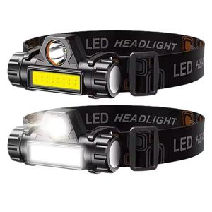 Linterna LED Recargable COB USB Con Imán Para Caza, Pesca, Trabajos