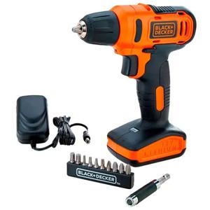 Taladro Inalámbrico 12V 10 mm + 13 Accesorios LD12S B2C  Black & Decker