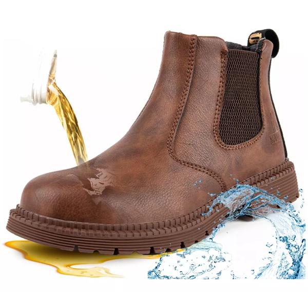 Zapato De Seguridad Industrial, Entresuela de Kevlar, Punta de Acero, Resistente al Agua