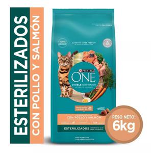 Alimento Para Gato Purina One Esterilizado Pollo/salmón 6kg