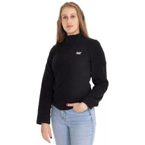 Polar CAT Mujer Microfleece Quarter Zip Negro