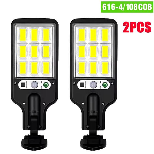 Pack 2 Foco LED Solar para Exteriores con Sensor de Movimiento