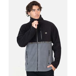 Poleron Micropolar Maxi Negro Hombre Maui And Sons