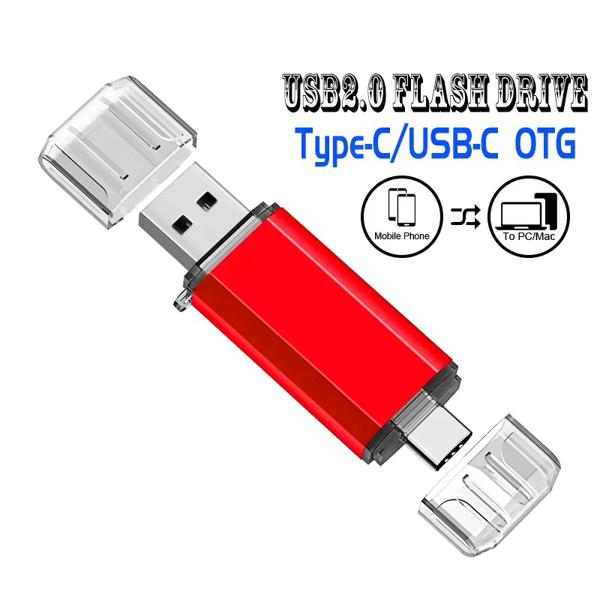 Pendrive 128Gb Doble USB y USB-C para Celular y Computador