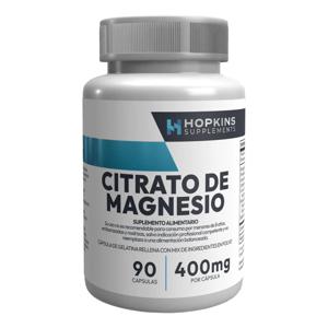 Citrato De Magnesio 400 Mg 90 Cápsulas - Hopkins
