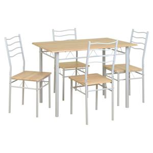 Comedor 4 Sillas Barry Natural/blanco