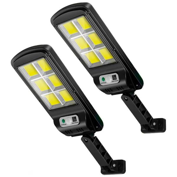 Foco Solar Maxwell Led Exterior Sensor Movimiento Set De 2 Carcasa Negro Luz Luz Fria