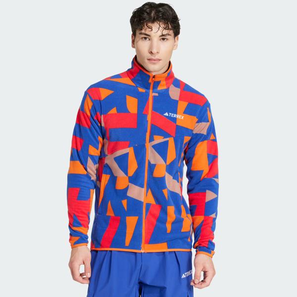 Chaqueta Terrex Multi Printed Full-Zip Tela Fleece