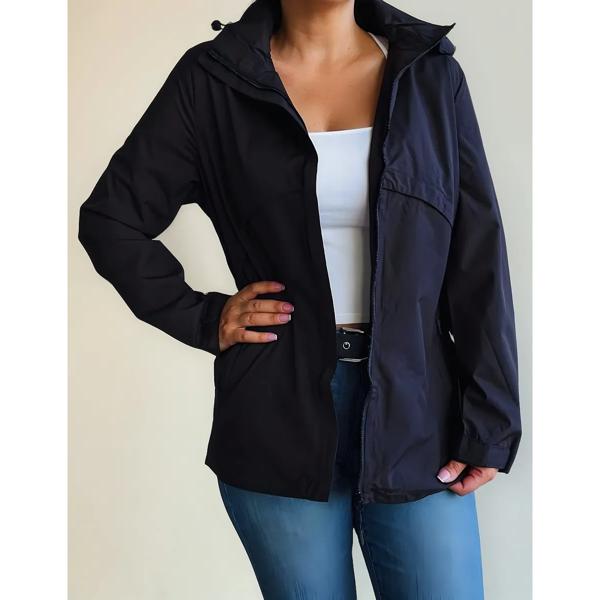 Chaqueta Corta Viento Mujer Parka Liviana Térmica Impermeable