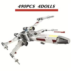 Bloques de Construccion Caza Estelar X-Wing Fighter, 490 Pcs