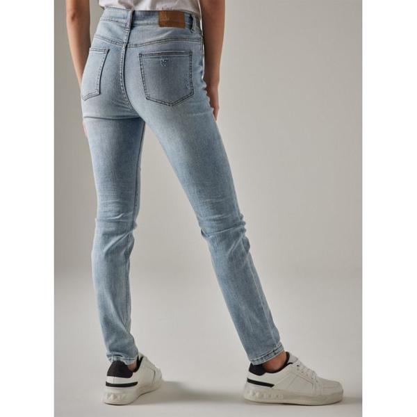 Jeans Tiro Alto Básicos 5 Bolsillos Super Skinny Foster