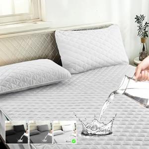 Cubre Colchon Impermeable 2 Plazas + Fundas Okaeri