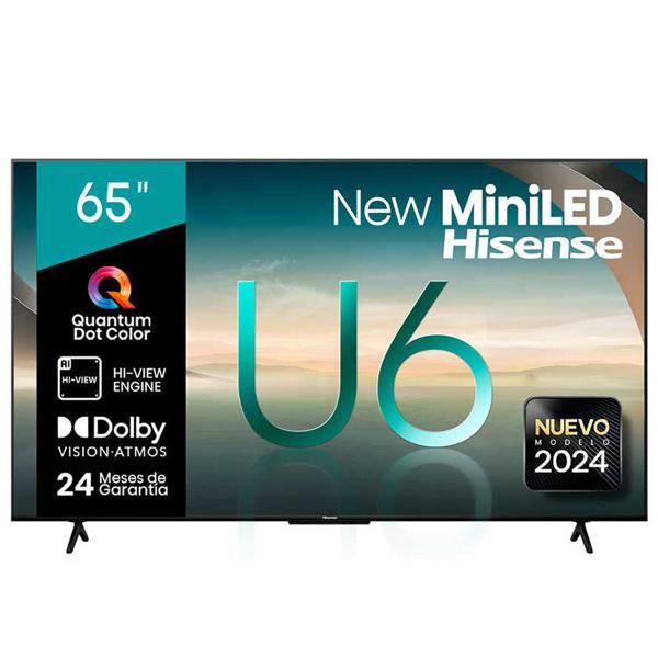 Mini LED 65" Hisense 65U6N Smart TV 4K UHD