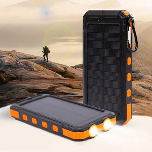 Xiaomi 200000 Cargador Linterna Solar Power Bank USB-A y USB-C, Carga Rápida