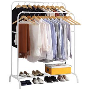 Perchero Organizador Colgante de Ropa Doble