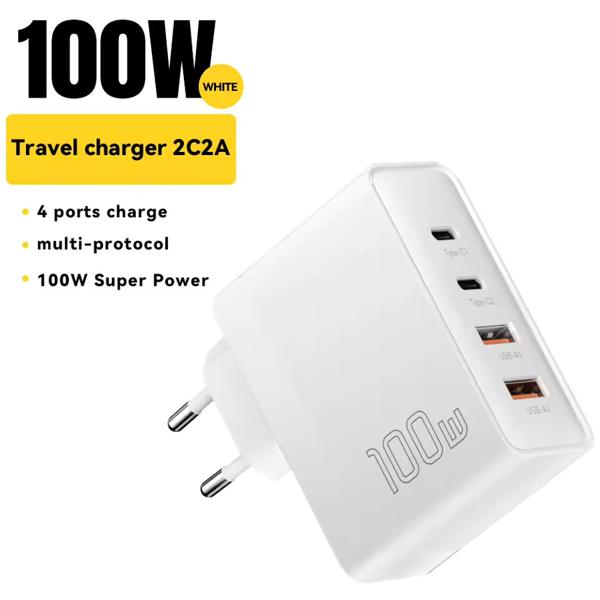Essager 100W GaN USB tipo C Cargador PD QC Carga Rápida