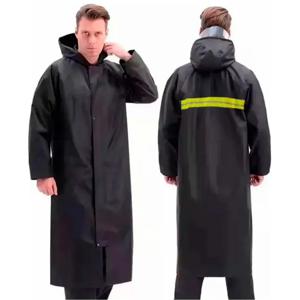 Poncho Lluvia Largo Capa Para La Lluvia Agua Chubasquero Pvc