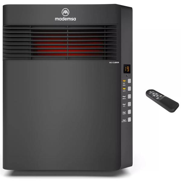Estufa Eléctrica Mademsa Infrarroja 1500w Digital Eco Inf10