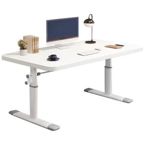 Escritorio 120cm Altura Ajustable Manual Ergonómico Trabajo