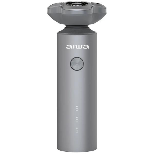 Afeitadora Recargable Aiwa Resistente Al Agua Aw-ab6004 Color Plateado