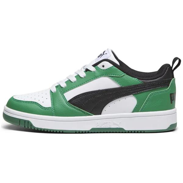 Zapatilla Puma Rebound V6 Lo Jr Verde Joven
