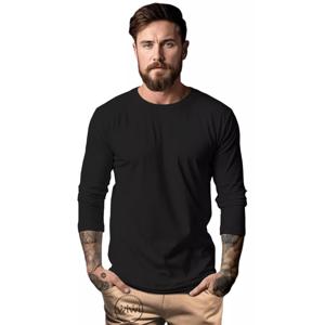 Polera Manga Larga Algodón Básico Hombre Adultos Calidad Eu
