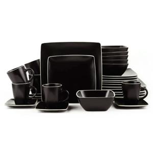 Juego Vajilla Ripley Home Cuadrado Comida 30 Piezas