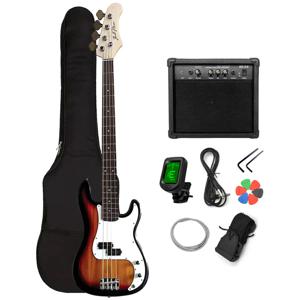 Bajo Eléctrico Ibrah 4 Cuerdas + Amplificador 20w + Acces
